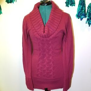 Long Cowl Neck Sweater